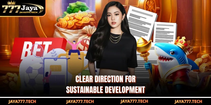 Clear direction for sustainable development