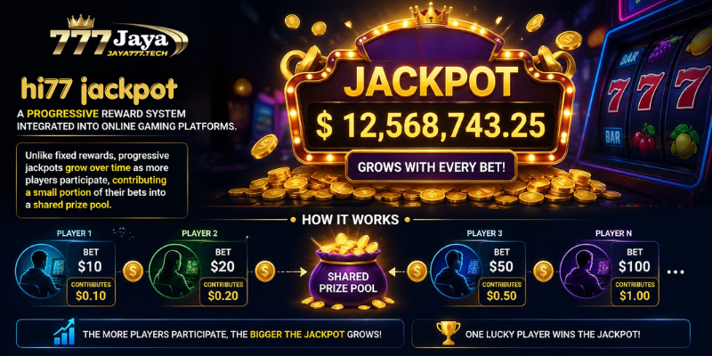 The hi77 jackpot is a progressive reward system integrated into online gaming platforms.