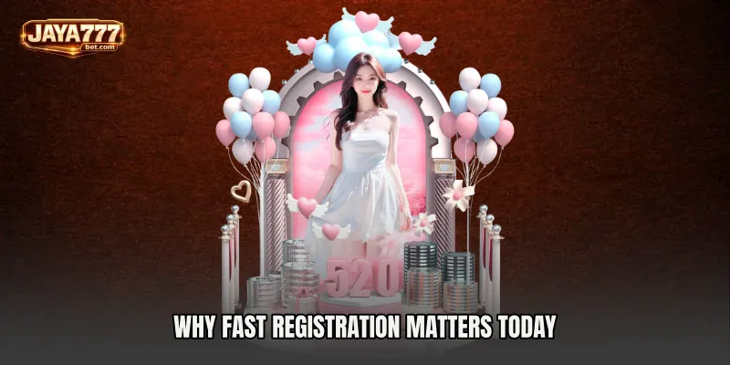 Why Fast Registration Matters Today