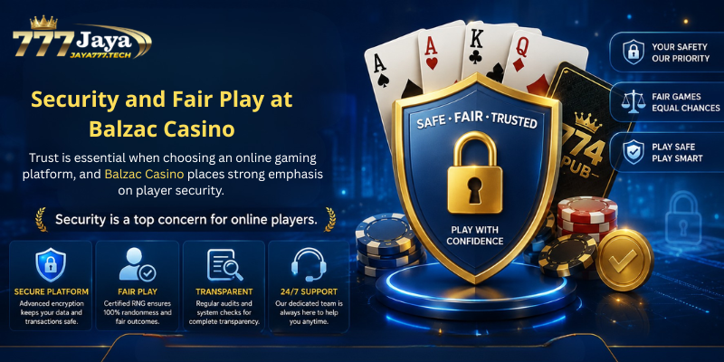 Security and Fair Play at Balzac Casino
